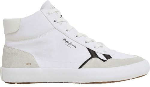 Pepe Jeans Herren Travis City Sneaker, Weiß (Weiß), 8