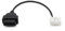 Goliton 12-poliger OBD-Adapter auf OBD2, 16-polig, kompatibel mit Tesla Model X/S 2012-2015