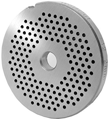 Wolfcut Inox Lochscheibe mit 2,5 mm Bohrung -kompatibel mit Fleischwolf Reber Typ N.12EL9501 N, Alexanderwerk, Bartscher FW80,12SQO