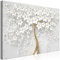 murando Acrylglasbild Abstrakt 1 Teilig Wandbild auf Acryl Glas Bilder Kunstdruck Moderne Wanddekoration - Baum Blumen weiß b-B-0475-k-a