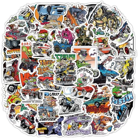 Eugelrom Aufkleber Packung, 50 Stück Wasserfeste Vinyl Aufkleber, Geeignet für Jugendliche/Kinder Mobiltelefon Laptop Koffer-fourth wing (Demon car)
