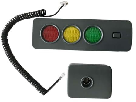 perfk LED-Einparkhilfe für die Garage, Stoppanzeige, kompakte 3-farbige Kontrollleuchten, an der montiertes Einparkhilfe-Stoppschild für die Garage