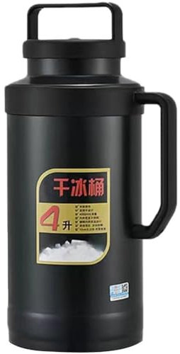 Lpitoy Dry Ice Bucket, 4l Large Capacity Dry Ice Container Dry Ice Storage Bucket Insulated Ice Bucket Dry Ice Storage Pot for Home Travel