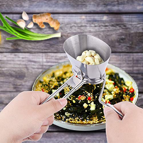 Picadora de Cilantro de Acero Inoxidable, Molinillo Manual de Hierbas Aromáticas, Herramientas de Molienda de Verduras para Cocinar Cómodamente