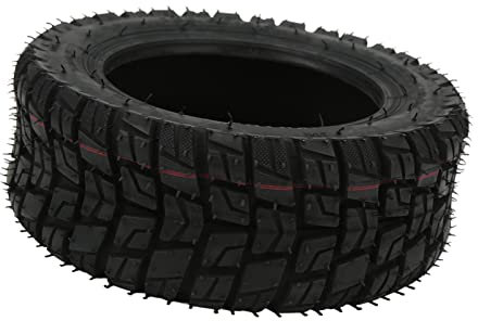 Tbest Roller-Gummireifen, Offroad-Elektroroller-Reifen, rutschfeste Rillen, Aufblasbarer Düse, für Roller