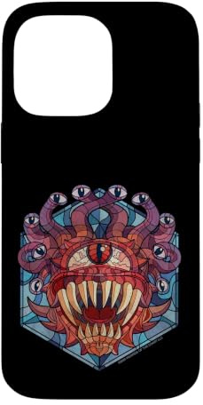 Dungeons & Dragons Eye Of The Beholder Stained Glass Logo Case for iPhone 14 Pro Max