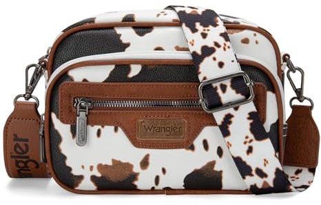 Wrangler Crossbody-Tasche für Damen, mehrere Taschen, Crossover-Tasche mit verstellbarem Riemen