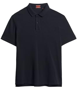 Superdry Herren City Pique Poloshirt lockere Passform