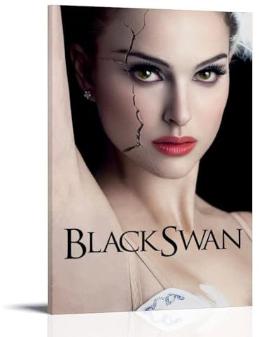 Natalie Portman Black Swan Poster Dekorative Malerei Leinwand Wandkunst Wohnzimmer Poster Schlafzimmer Malerei 24x36inch(60x90cm)