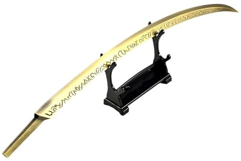 Huadafun Elden Ring: Hand of Malenia mit Ständer 30cm Vollmetall-Katana - Dekoschwert, Sammlerstück für Gamer, Geschenk & Tischdekoration