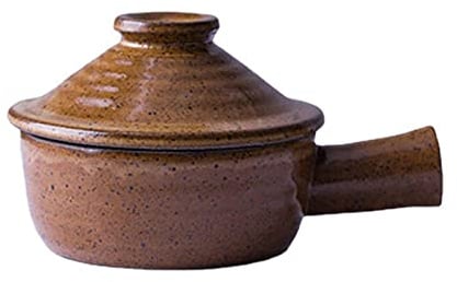 OQHAIR Topf Keramik Auflauf Eintopf Topf Haushalt Tontopf Reis Mikrowelle Kleiner Topf Suppentopf Küchentopf Mit Deckel