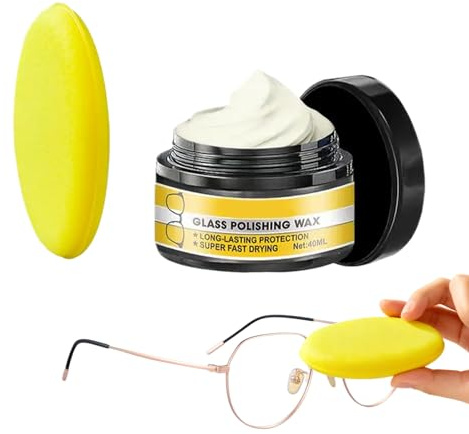 Lens Scratch Remover, Glasses Repair Paste, 40ml Car Windshield Repair with Long Lasting Formula, Portable Screen Scratch Remover, Optical Lens Paste for Electronics Home Use