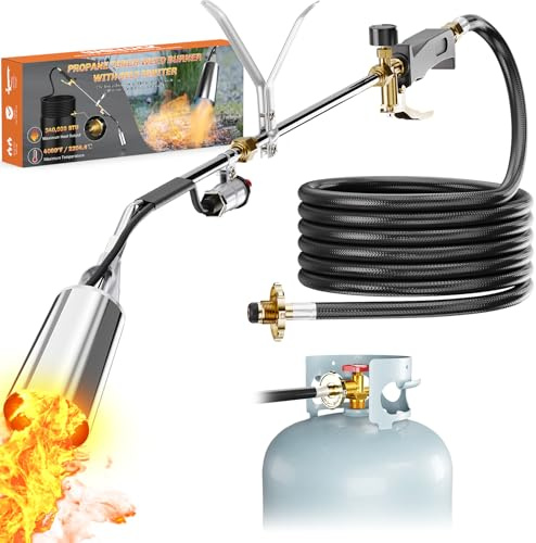 WELLUCK Chalumeau pour désherbage, barbecue, asphalte, fonte de neige