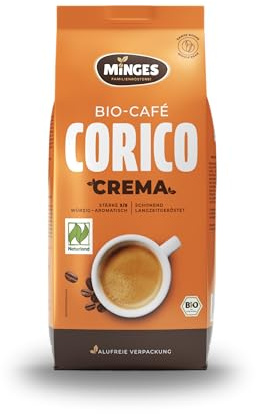 Minges Corico Crema Bio ganze Bohne 500 g