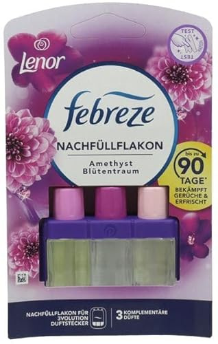 Febreze 3Volution Lufterfrischer Duftstecker Nachfüllflakon Lenor Amethyst (0.02 ml)