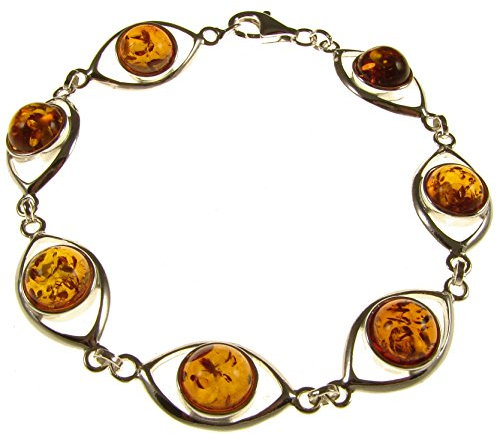 925er Sterling Silber - Bernstein Armband/Schmuck/Armschmuck/Charms