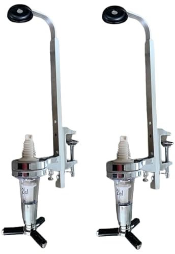TAMLED Set Flaschenregalhalterung mit Dosiergerät 2 cl - 2 Stück