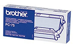 Brother Mehrfachkassette inkl. Farbband PC-75, für Fax T102,104,106