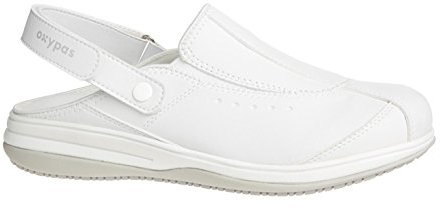 Oxypas Medilogic Iris Slip-resistant, - Sabots de soins infirmiers antistatiques - Blanc (wht) - 41 EU