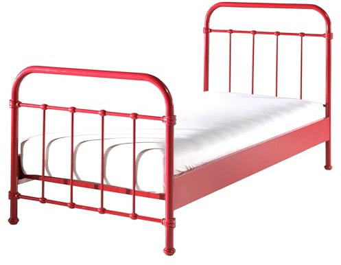 VIPACK Metallbett, Rot