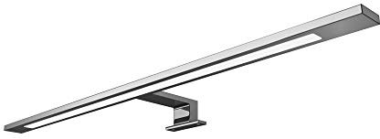 doporro 6W lampe applique lumière LED pour miroir salle de bains, trafo avec commutateur double, prise de courant, 230V, 6W, 500 Lumen, blanche universelle (5000 K), classe énergie A