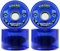 Bigfoot Longboard Rollen 76 mm 80 A SHR Mountain Cruiser Blau Transparent