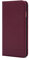 32nd Classic Series - Real Leather Book Wallet Flip Case Cover For Apple iPhone 7 Plus & 8 Plus, Real Leather Design With Card Slot, Magnetic Closure and Built In Stand - Burgundy