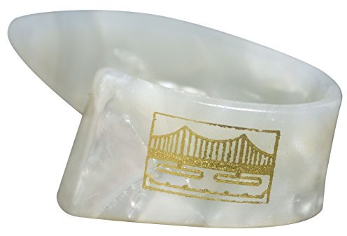 Golden Gate GP-6-4PK Pearloid Thumb Picks 4-Piece Set, Large