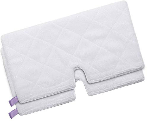 Malayas - 2 Pcs Washable Microfiber Cleaning Mop Pads Replacement Steam Mop Pad Covers Compatible: Shark Steam Pocket Mops S3901 S3501 S3601 S3500 S3550 S3901 S4501 S3455
