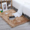 HLZDH Faux Lammfell Schaffell Teppich Kunstfell Dekofell in Super weich Lammfellimitat Teppich Longhair Fell Optik Nachahmung Wolle Bettvorleger Sofa Matte(Rechteck, Braun, 60 x 90 cm)