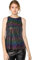 Allegra K Damen Pailletten Oberteil Metallic Glitzer Ärmellos Club Party Camisole Tank-Tops Schwarz L