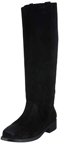 Frau, Stivali Alti Donna, Nero (Nero Nero), 39 EU