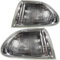 Blinker Frontblinker Set für Astra F Bj. 95-98 weiß mit Sockel