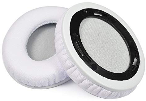 Solo 1.0 Replacement Earpads Ear Pad Cushion Cover Compatible with Monster Beats by Dr.Dre Solo 1.0 Solo HD Wired On-Ear Headphones (White)