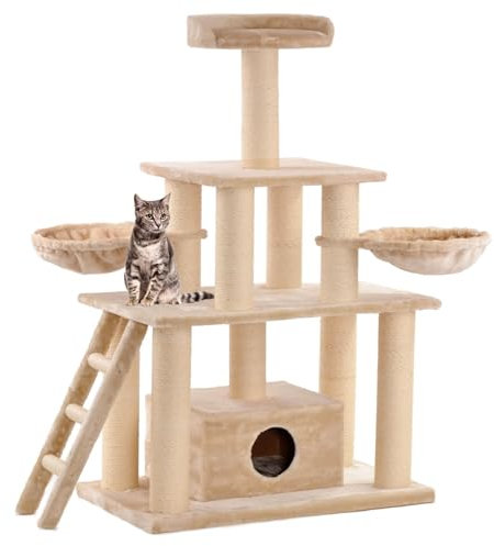 Silvio Design XXL Katzenbaum 'Ginni', beige
