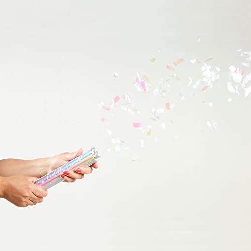 amscan 9911523 – Schillernde Konfetti-Kanone – 24 cm