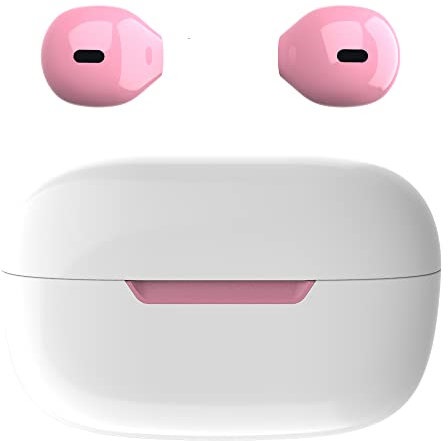 eleror Mini Sleep Earbuds Bluetooth Tiny Kopfhörer True Wireless Ohrhörer mit Ladehülle Freisprecheinrichtung für iPhone und Android Handys (Pink)…
