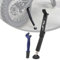 Bequille Moto Cross,Support Roue Arrière avec Brosse Nettoyage pour Motocross Enduro Pit Bike Dirt Bike Surron Talaria Sting E-Bike Lubrification Chaîne Nettoyage Chaîne-Noir