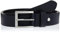 Guess BM7425LEA40 Herrengürtel aus schwarzem Leder LEDER M/Blu