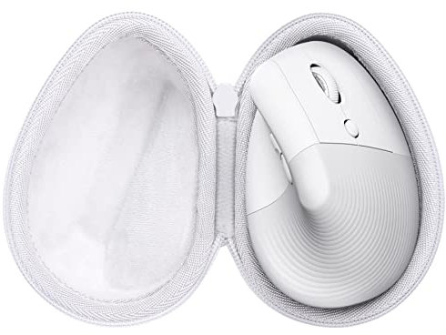 co2CREA Duro Viajar Caja Estuche Funda para Logitech Lift Ratón Vertical (Funda Solo,Case Only)