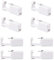 Tpubmity 8 Pcs pistolets de piercing d'oreille jetables, Perceur d'oreille Blanc Sûr et sans douleur Piercing Tool, Piercing Tool Kit de piercing d'oreilles pour Filles, Femmes et Homme