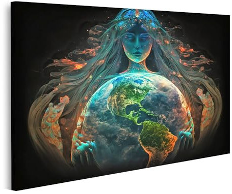 islandburner Bild auf Leinwand Plakat zum Tag der Mutter Erde: Naturschutz Naturbild Bilder Wandbilder Poster