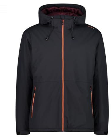 CMP Herren Hoodie Jacke, antracite-burgundy, XXL