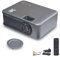 Triclicks Mini Projector, Portable Video Projector WiFi, Home Theatre Movie Projector HD 1080P Supported, Smart projector Compatible with Phone/HDMI/iOS/Android/Tablet/PC/TV Stick/AV/USB (Black)
