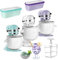Accessori per robot da cucina compatibili con mixer Kitchenaid da 4,5 e più grandi, per yogurt congelato e sorbetto da 2 litri, per Kitchenaid, contenitori per gelato per gelato fatto in casa