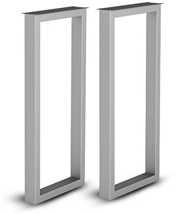 2er-Set Tischbeine aus Stahl,Hochleistungs-Schreibtischbeine 28 Höhe 12/15 Breite,Verstellbare Metall-Couchtischbeine,DIY-Möbelbeine für Esstisch,Moderne rustikale dekorative Tischbeine
