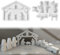 Silikonformen Gießformen Häuser Kerzenformen zum Gießen, Silikonform Haus mit Fenster, Kerzenform Seifenform Epoxidharz Formen Haus Silikonform für Sojawachs Kerzen, Seife, Gips, Handwerk (18)