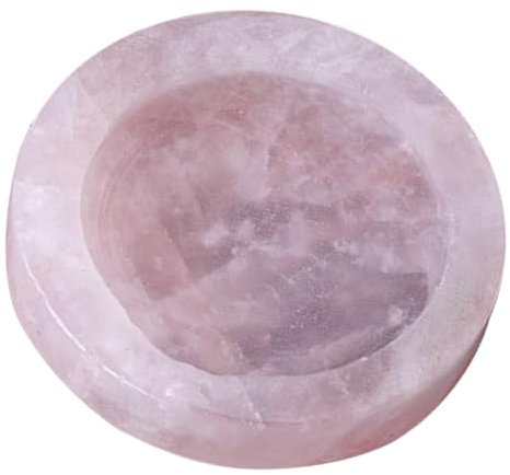 VOSAREA Pink Crystal Candle Holder for Table Decor Elegant Wedding Centerpiece Desktop Tea Light Candle Holder Crystal Stone