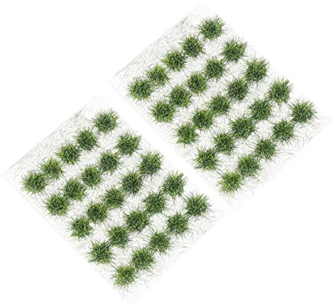 Cabilock Miniatur Gras Cluster Aus Harz Für DIY Landschaften Fein Verarbeitet Realistisches Aussehen Geeignet Für Miniatur Szenen Und Szene Layouts