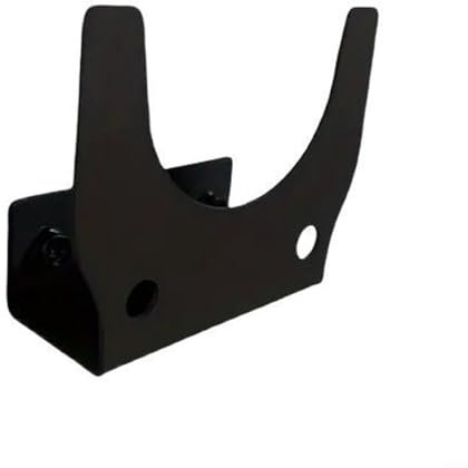 HomeVortex Schwarzer Metall-Winkelschleiferhalter zur Wandmontage, Halterung für 12,7 cm Elektrowerkzeuge, Poliermaschinen-Organizer, Heimwerkstattausrüstung (B)